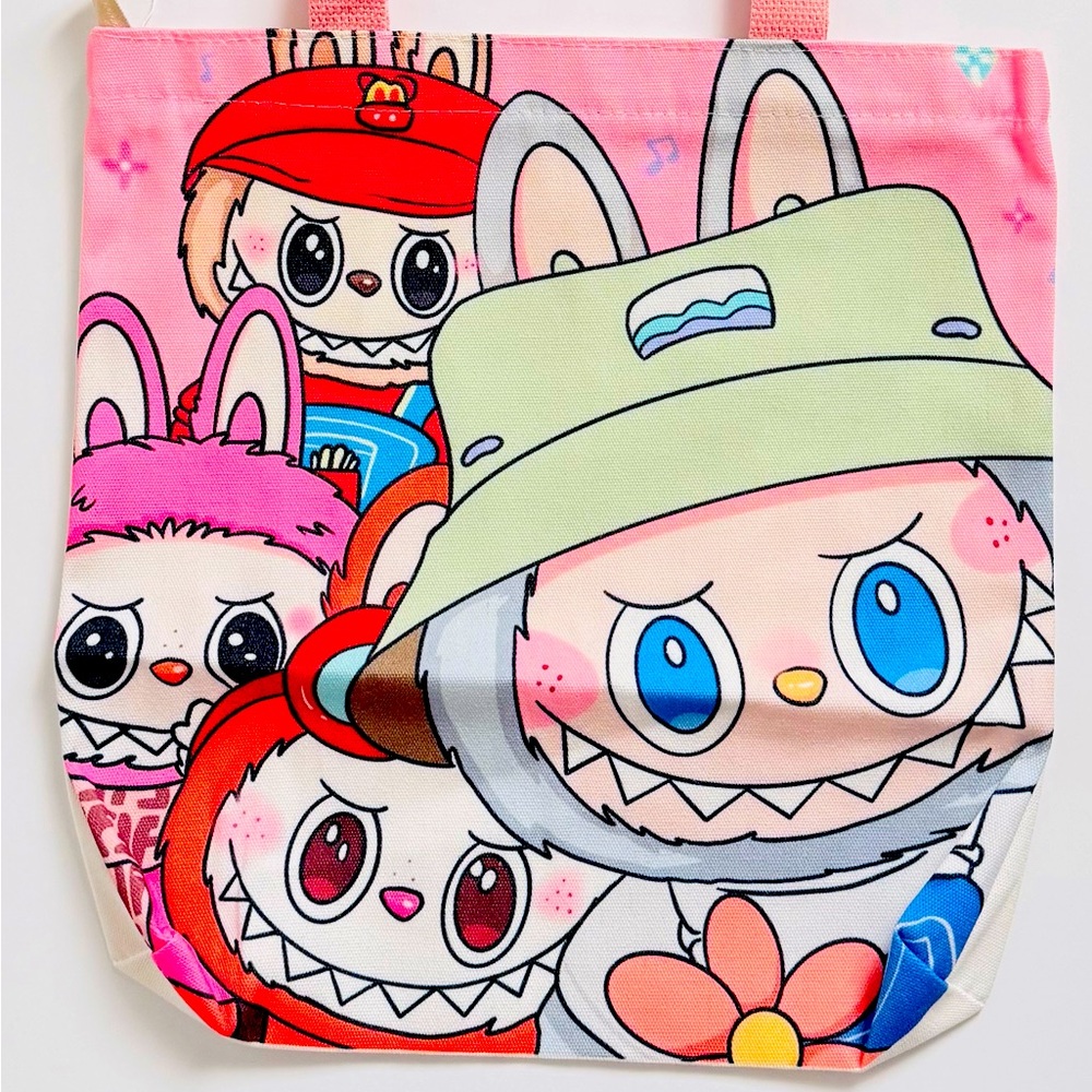 Labubu Canvas Tote Bag